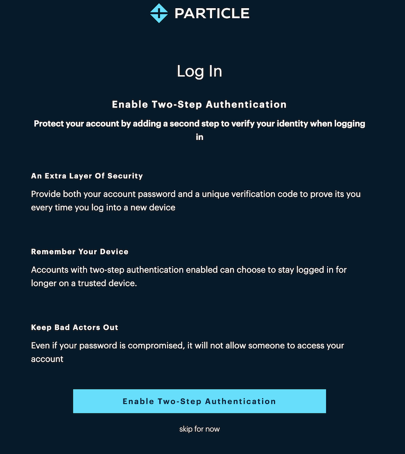 Authentification Guide — Two authenticators