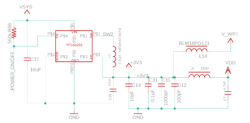 3V3 Regulator Schematic