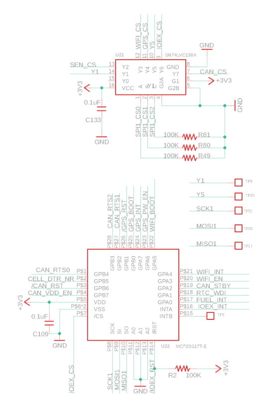 I/O Expander Schematic