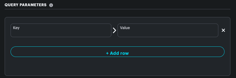 Query parameter settings