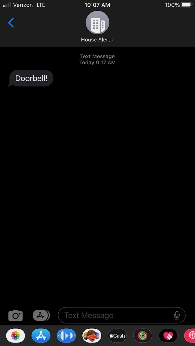 Doorbell SMS