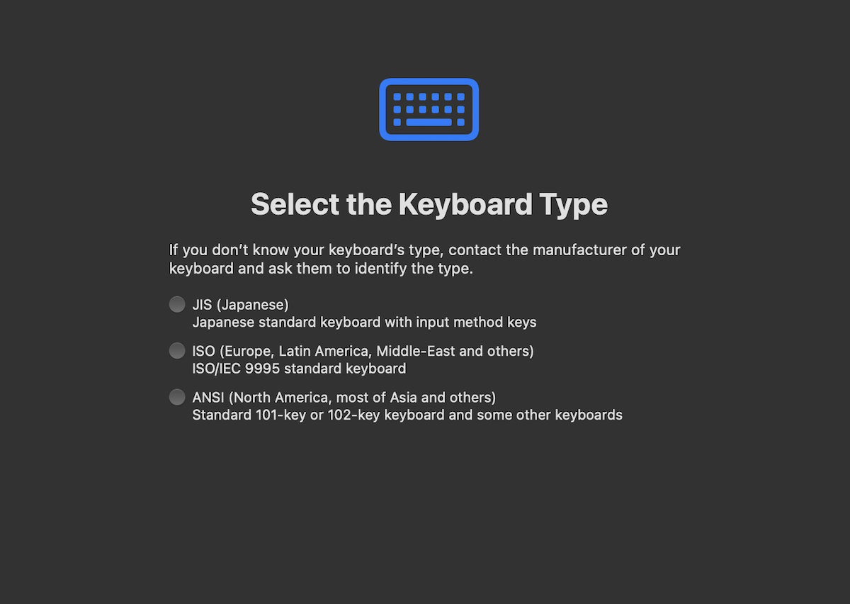 Keyboard type