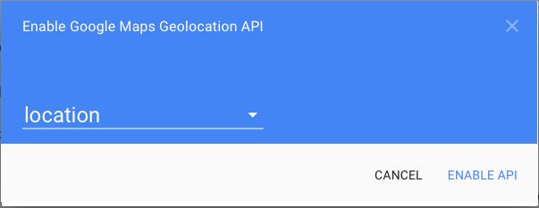 Enable API