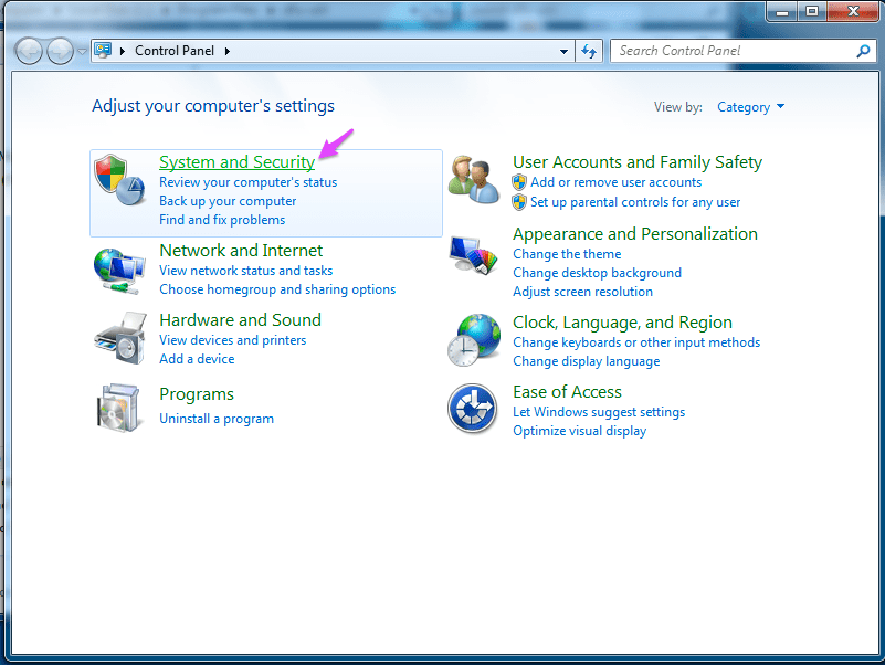 System and Security