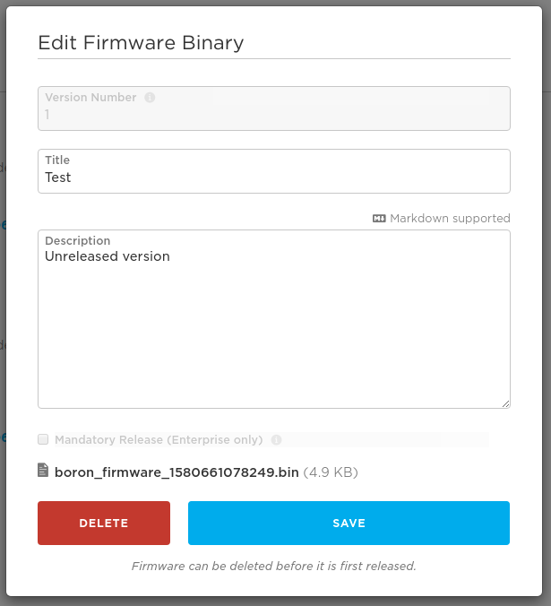Product firmware editor